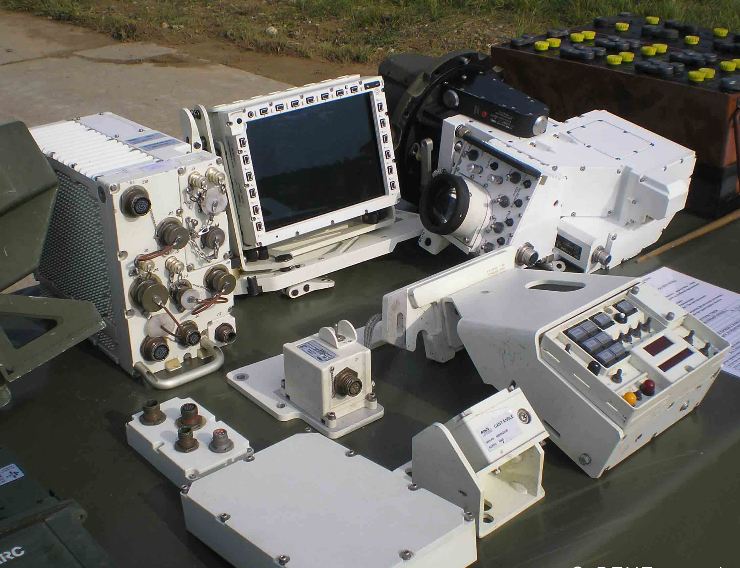 Fire control systems, base management systems, and auxiliary power units of armoured vehicles